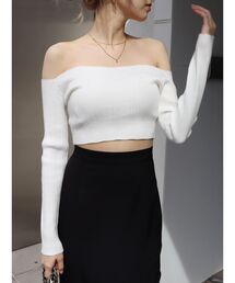 EVRIS | オフショルニットトップス(ニット/セーター)