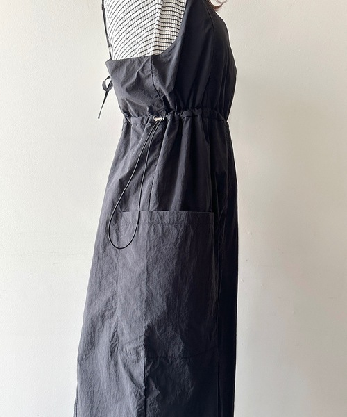 one way（ワンウェイ）の「ナイロンキャミワンピース（ジャンパースカート・レディース・ダークグリーン/ブラック/ベージュ・FREE）」の15枚目の写真