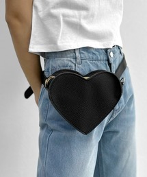 LVEU. | 【ZOZOTOWN限定】2way heart body bag / 2Wayハートボディバッグ（ウエストポーチ・ショルダーバッグ）(ボディバッグ/ウエストポーチ)