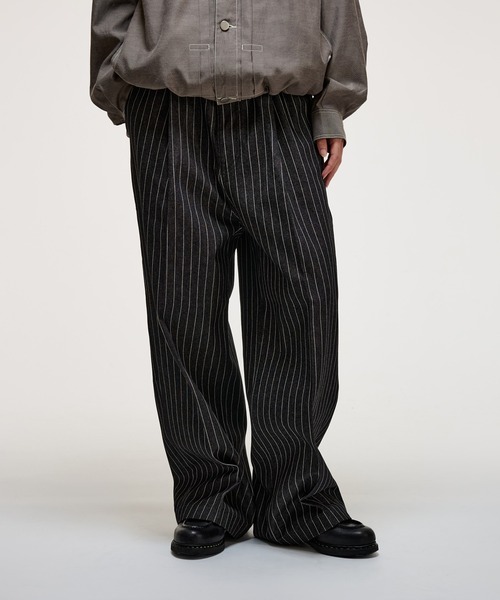 1 TUCK DENIM TROUSERS / ワンタックデニムトラウザー 1 TUCK DENIM TROUSERS / ワンタックデニムトラウザー（デニム