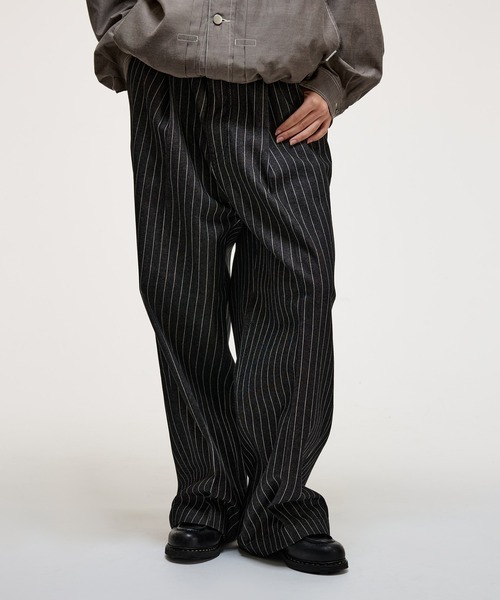 【美品/数回着用】OVERCOAT デニム トラウザーズ パンツ セットアップ WTAPS ダブルタップス 22SS 221WVDT-PTM04 TUCK 02 TROUSERS
