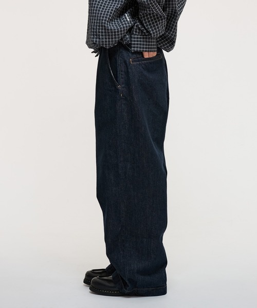 1 TUCK DENIM TROUSERS / ワンタックデニムトラウザー（デニム