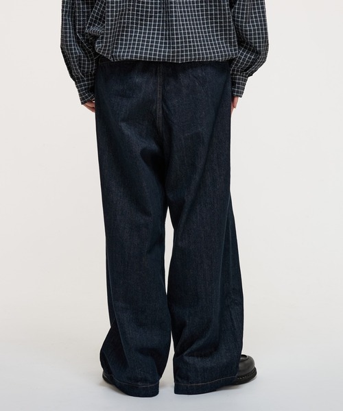 1 TUCK DENIM TROUSERS / ワンタックデニムトラウザー（デニムパンツ