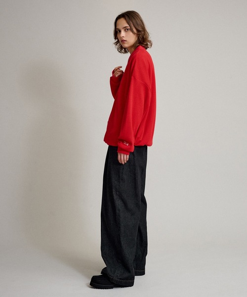 WETTEMPT（ウィテンプト）の「1 TUCK DENIM TROUSERS / ワンタック