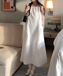 YUGA_YGMC ノースリーブ Aラインワンピース