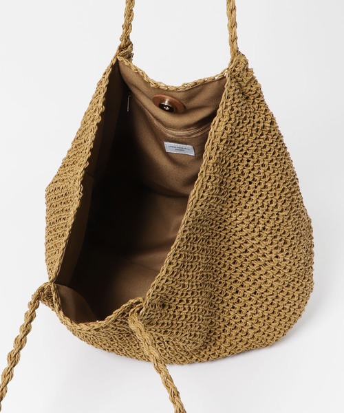 URBAN RESEARCH DOORS（アーバンリサーチドアーズ）の「ペーパープレーンカゴバッグ（トートバッグ・レディース・ベージュ/ホワイト系その他・-）」の6枚目の写真