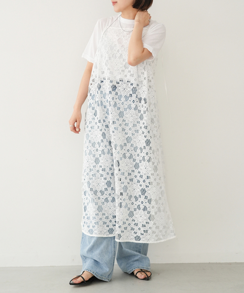IENA（イエナ）の「ラッセルレースキャミドレス（ワンピース