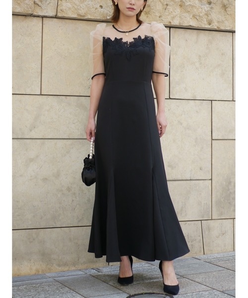 My shawty(マイシャウティー)の「romano cut lace dress(ドレス・レディース・イエロー/ブラック・FREE)」の14枚目の写真
