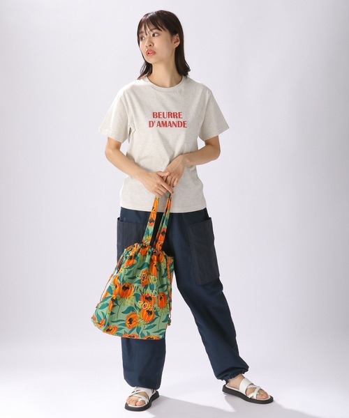 niko and（ニコアンド）の「バイカラーBIGポケットパンツ