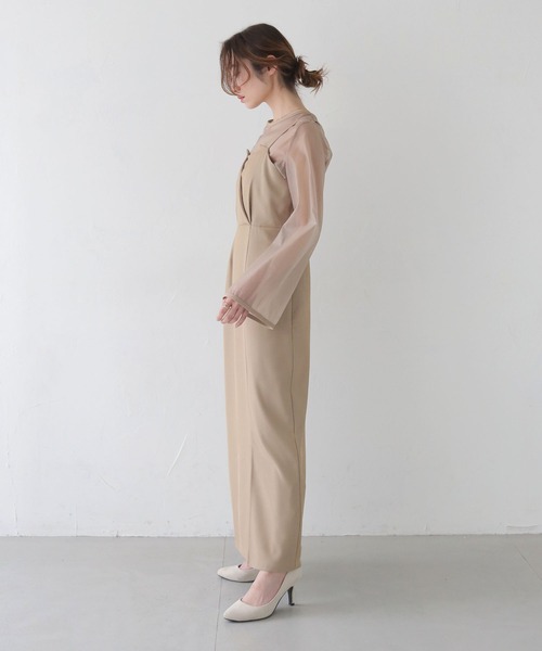 デコレーションケーキキャミソールワンピース　グレー デコレーションケーキキャミソールワンピース グレー