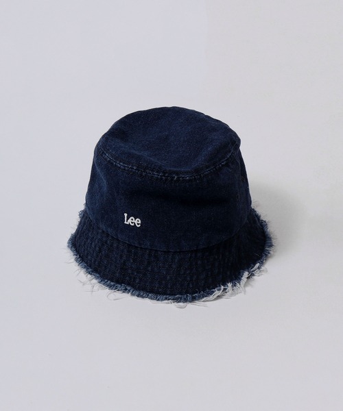Lee(リー)の「Lee FRINGE BUCKET COLOR DENIM バケットハット(ハット・レディース・ブラック/ブルー/ネイビー/イエロー/ライトグリーン・FREE)」の3枚目の写真