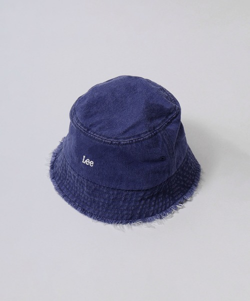 Lee(リー)の「Lee FRINGE BUCKET COLOR DENIM バケットハット(ハット・レディース・ブラック/ブルー/ネイビー/イエロー/ライトグリーン・FREE)」の4枚目の写真