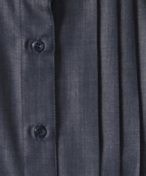 grove（グローブ）の「◆着映え間違いなし！シャンブレープリーツワンピース（ワンピース・レディース・ブルー/ライトベージュ/ブラウン系・02/03/01/04/05）」の16枚目の写真