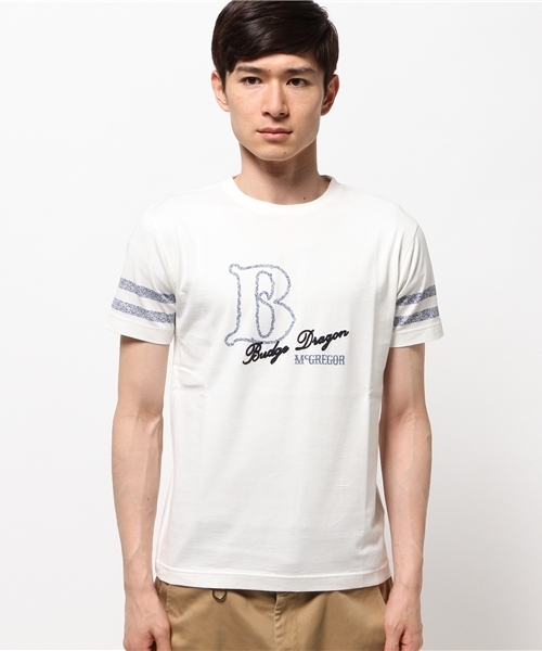 McGREGOR Budge Dragon(マックレガーバッジドラゴン)の「クルーネックポケットTシャツ(Tシャツ/カットソー・メンズ・アイボリー/チャコールグレー/ネイビー・M/L/LL)」の4枚目の写真