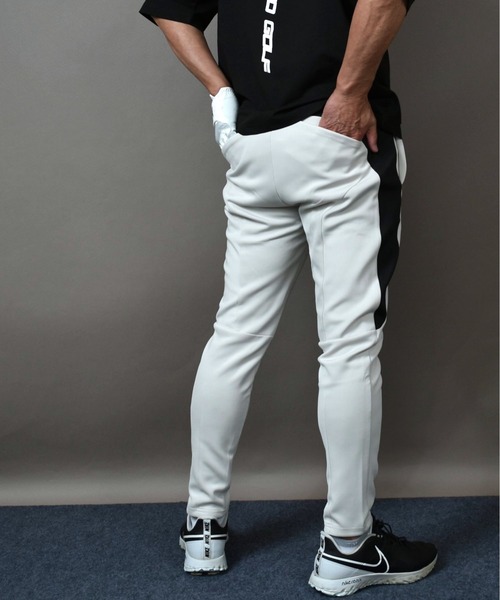 ストレッチ ポンチ ジャージ素材 アンクル丈ゴルフウェア