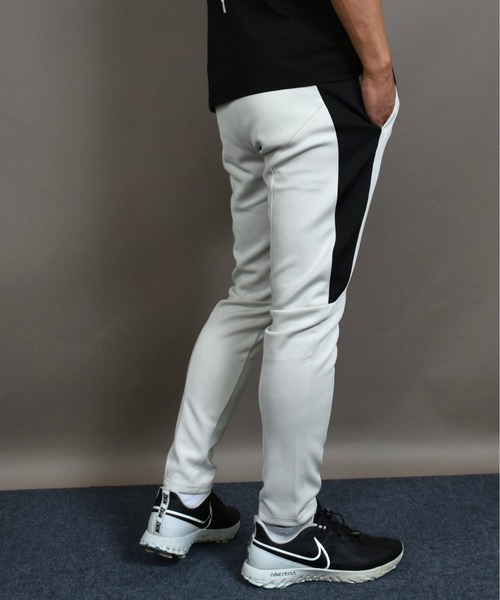ストレッチ ポンチ ジャージ素材 アンクル丈ゴルフウェア テーパード