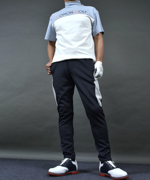 COMON GOLF(コモンゴルフ)の「ストレッチ ポンチ ジャージ素材 アンクル丈ゴルフウェア テーパード ゴルフパンツ(スウェットパンツ・メンズ・ネイビー/杢グレー/チャコールグレー/ブラック/オフホワイト/グレイッシュベージュ・XXL/L/XL/M/XXXL)」の8枚目の写真