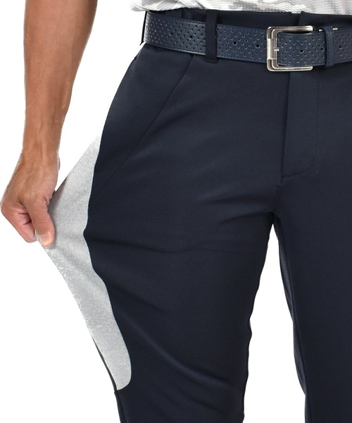 ストレッチ ポンチ ジャージ素材 アンクル丈ゴルフウェア テーパード