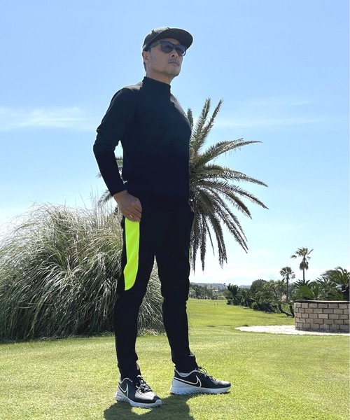 ストレッチ ポンチ ジャージ素材 アンクル丈ゴルフウェア テーパード