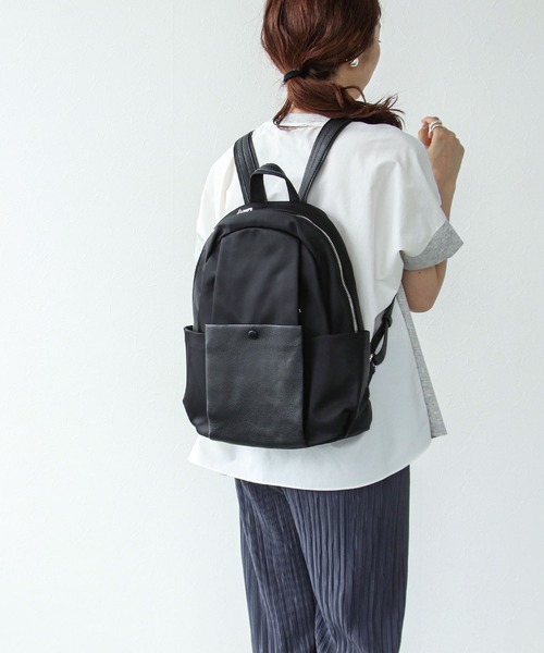 牛革BIGポッケ付きリュック（バックパック/リュック）｜Cepica（セピカ