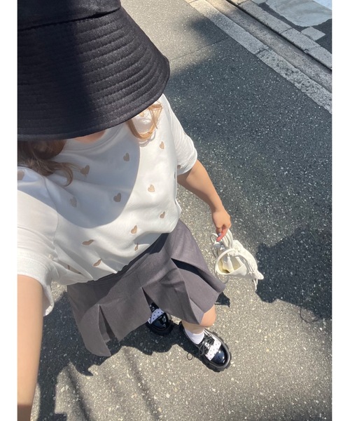 jumelle（ジュメロ）の「【裏地パンツ型で安心,低身長~高身長】ボックスプリーツスカート（スカート・レディース・グレー・SMALL/MEDIUM）」の11枚目の写真