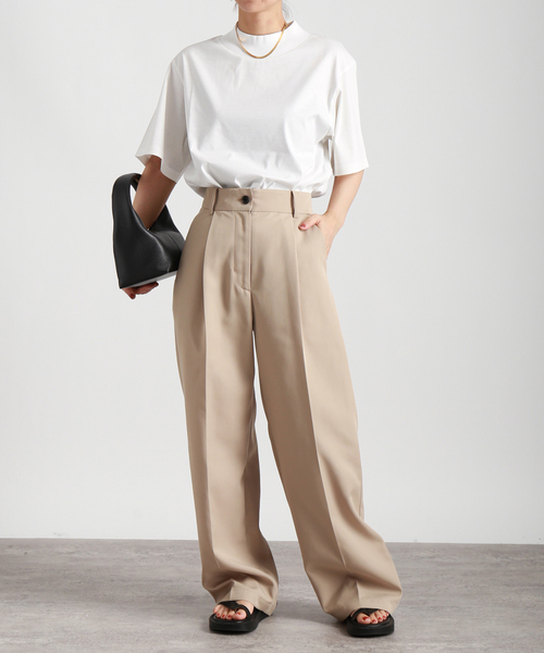 VERMEIL par iena(ヴェルメイユパーイエナ)の「【THYARD/スヤード】Tシャツ(Tシャツ/カットソー・レディース・ホワイト/ブラック・FREE)」の3枚目の写真