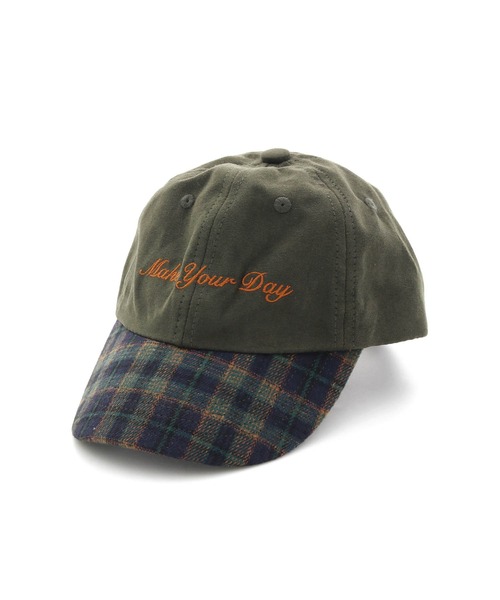 MAKE YOUR DAY(メイクユアデイ)の「スエードロゴキャップ(キャップ・キッズ・ワインレッド/カーキ/モカ・S/L/M)」の22枚目の写真