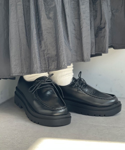 CIAOPANIC（チャオパニック）の「発注無し　ﾁﾛﾘｱﾝ（モカシン/デッキシューズ・レディース・ブラック/ベージュ・SMALL/X-LARGE/LARGE/MEDIUM）」の7枚目の写真