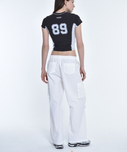 ALAND（エーランド）の「Midnight Move／SOCCER T 2965848（Tシャツ/カットソー・レディース・ホワイト/ダークグレー/グリーン・FREE）」の11枚目の写真