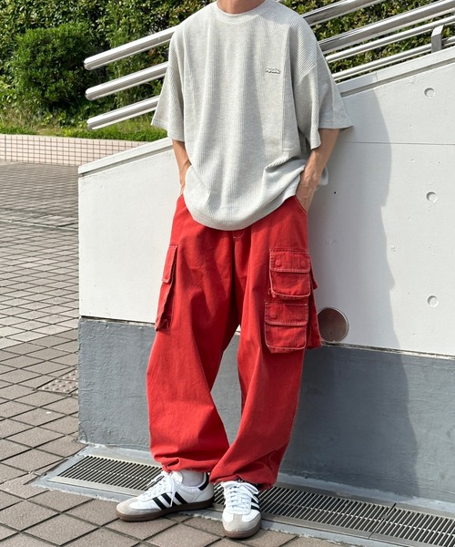セール】マルチポケットワイドイージースノーカーゴパンツ（カーゴ