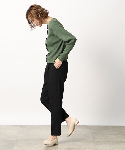 grove（グローブ）の「◆360度抜かりなし！楽チンきれいなマイベストテーパードパンツ（その他パンツ・レディース・ブラック系1/イエロー/グリーン/ブラック/ベージュ・02/03/01/04/00/05）」の8枚目の写真