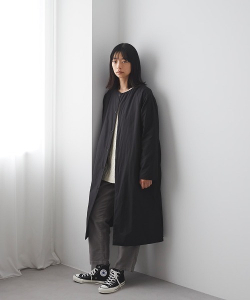 Plantation（プランテーション）の「ライトリバーダウン/ダウンコート（ダウンジャケット/コート・レディース・ブラック/ライトグレー/ライトブルー/ブラウン・M size）」の9枚目の写真