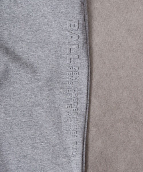 BALL（ボール）の「BALL エンボスロゴ スウェットパンツ（スウェットパンツ・メンズ・グレー/ブラック・M/L/LL）」の8枚目の写真