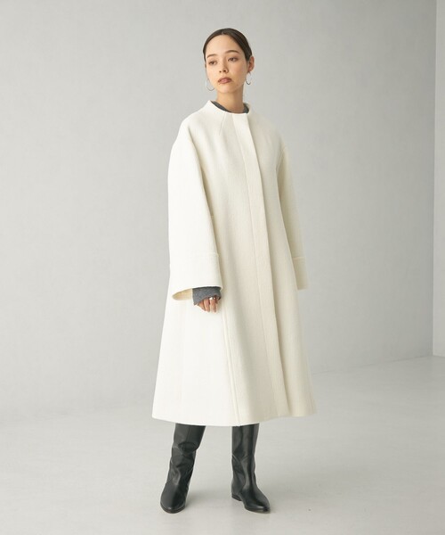 未使用　アメノチハレ　バルーンスリーブ雨よけライトコート　ホワイト 中古・古着通販】Ame no chi Hare (アメノチハレ) バルーンスリーブ