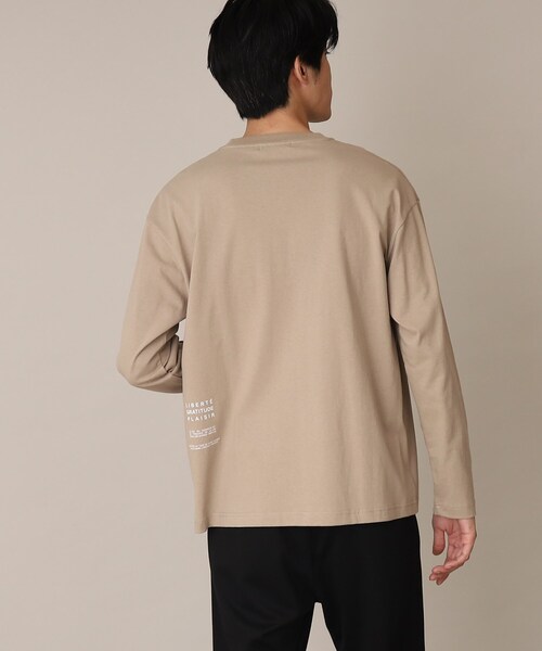 THE SHOP TK （ザ ショップ ティーケー ）の「◆Parisフォト/ロゴプリントロンT（Tシャツ/カットソー・メンズ・ホワイト系3/オフホワイト/ブラック/ダークパープル/ベージュ/ホワイト系4・03/02）」の17枚目の写真