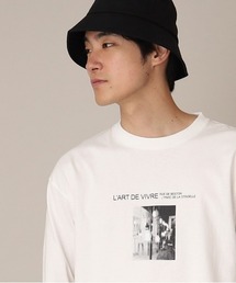 THE SHOP TK  | Parisフォト/ロゴプリントロンT(Tシャツ/カットソー)
