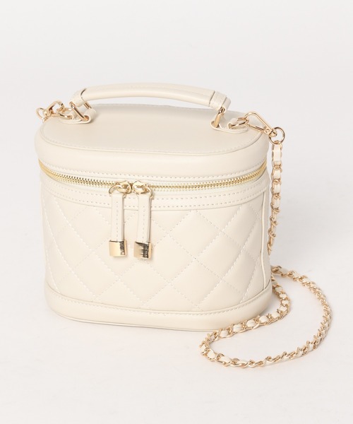 mysty woman(ミスティウーマン)の「キルティングバニティBAG 976821(ショルダーバッグ・レディース・オレンジ/アイボリー/ブラック/オレンジ系その他・FREE)」の12枚目の写真