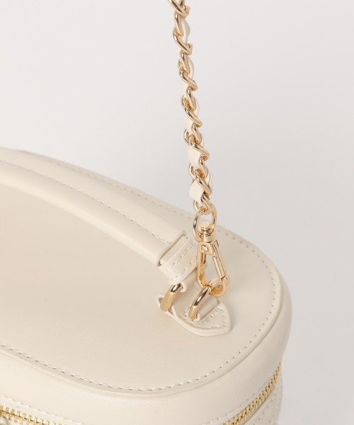 mysty woman(ミスティウーマン)の「キルティングバニティBAG 976821(ショルダーバッグ・レディース・オレンジ/アイボリー/ブラック/オレンジ系その他・FREE)」の14枚目の写真