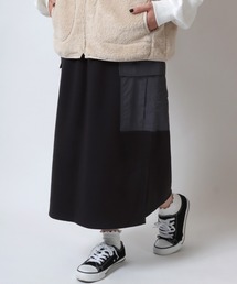 LOGOS(ロゴス)のLOGOS/ロゴス スウェット 裏起毛 カーゴロングスカート(スカート)