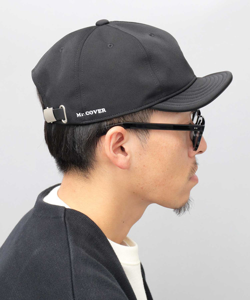 Mr.COVER（ミスターカバー）の「アーバンツイル ロゴ チェーン刺繍 アンパイアキャップ（ボールキャップ）（キャップ・メンズ・ブルー/グレー/ブラック・FREE）」の7枚目の写真
