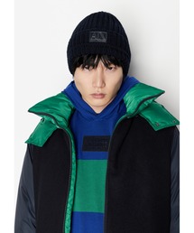 ARMANI EXCHANGE | 【A|X アルマーニ エクスチェンジ】カラーブロック フード付きニットプルオーバー(ニット/セーター)