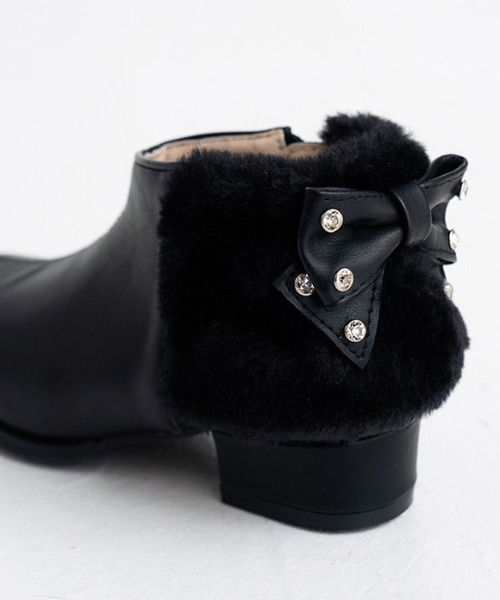 【セール】【POMPKINS / ポプキンズ 】リボンブーティ（ブーツ）｜POMPKINS（ポプキンズ）