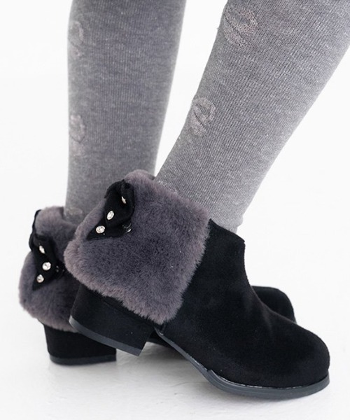 【セール】【POMPKINS / ポプキンズ 】リボンブーティ（ブーツ）｜POMPKINS（ポプキンズ）