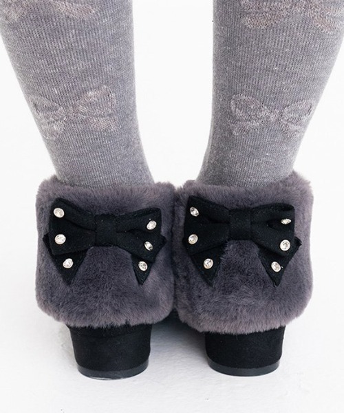 【セール】【POMPKINS / ポプキンズ 】リボンブーティ（ブーツ）｜POMPKINS（ポプキンズ）