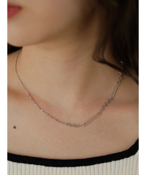 LIPSERVICE（リップサービス）の「ランダムチェーンマンテルネックレス（ネックレス・レディース・ゴールド/シルバー・FREE）」の2枚目の写真