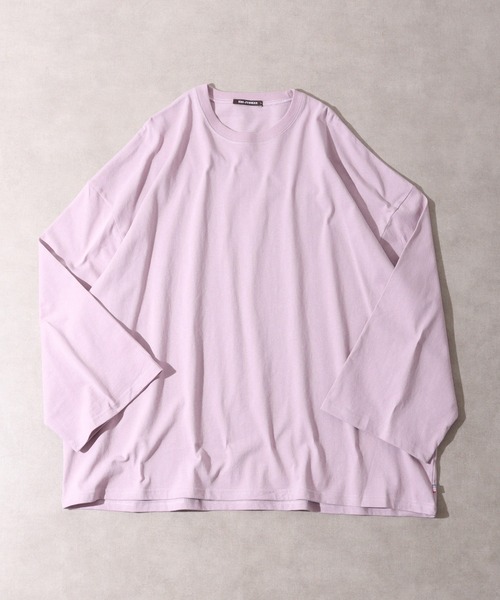 FUNALIVE（ファンアライブ）の「USA cotton long sleeve big T-shirt / コットン ビッグTシャツ unisex（Tシャツ/カットソー・メンズ・ブラウン系/ホワイト系1/杢グレー/チャコール/グレー系その他/ベージュ/ピンク/ネイビー系/ブラック/グリーン/ブラウン/ホワイト系2/グレー系/サックスブルー/ベージュ系/グレー系その他2/ホワイト/ネイビー/グリーン系/ブラック系・XL/L/M）」の20枚目の写真