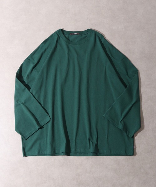 FUNALIVE（ファンアライブ）の「USA cotton long sleeve big T-shirt / コットン ビッグTシャツ unisex（Tシャツ/カットソー・メンズ・ブラウン系/ホワイト系1/杢グレー/チャコール/グレー系その他/ベージュ/ピンク/ネイビー系/ブラック/グリーン/ブラウン/ホワイト系2/グレー系/サックスブルー/ベージュ系/グレー系その他2/ホワイト/ネイビー/グリーン系/ブラック系・XL/L/M）」の15枚目の写真