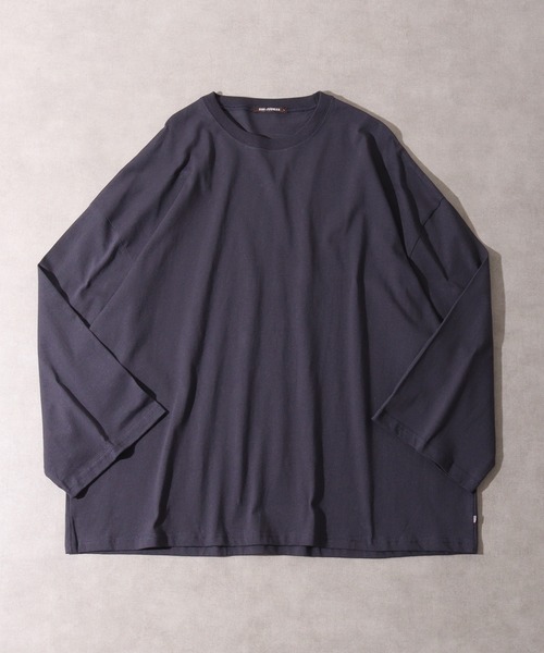 FUNALIVE（ファンアライブ）の「USA cotton long sleeve big T-shirt / コットン ビッグTシャツ unisex（Tシャツ/カットソー・メンズ・ブラウン系/ホワイト系1/杢グレー/チャコール/グレー系その他/ベージュ/ピンク/ネイビー系/ブラック/グリーン/ブラウン/ホワイト系2/グレー系/サックスブルー/ベージュ系/グレー系その他2/ホワイト/ネイビー/グリーン系/ブラック系・XL/L/M）」の8枚目の写真