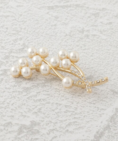 SHOO・LA・RUE(シューラルー)の「◆【セレモニー】花束フラワーブローチ(ブローチ/コサージュ・レディース・シルバー/ゴールド・00)」の3枚目の写真