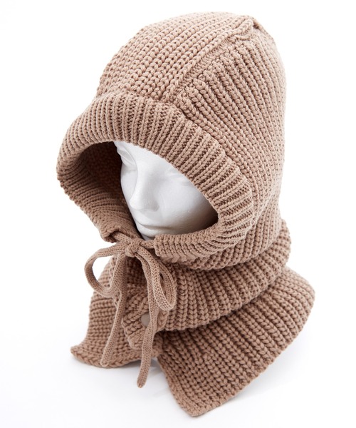 ankoROCK（アンコロック）の「an meets zakka ボタンネックニットバラクラバ（ネックウォーマー/スヌード・レディース・C/A/B/D・ONE SIZE）」の3枚目の写真